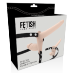 FETISH SUBMISSIVE HARNESS - DOBLE PENETRACIÓN VIBRADOR FLESH UP - Imagen 6