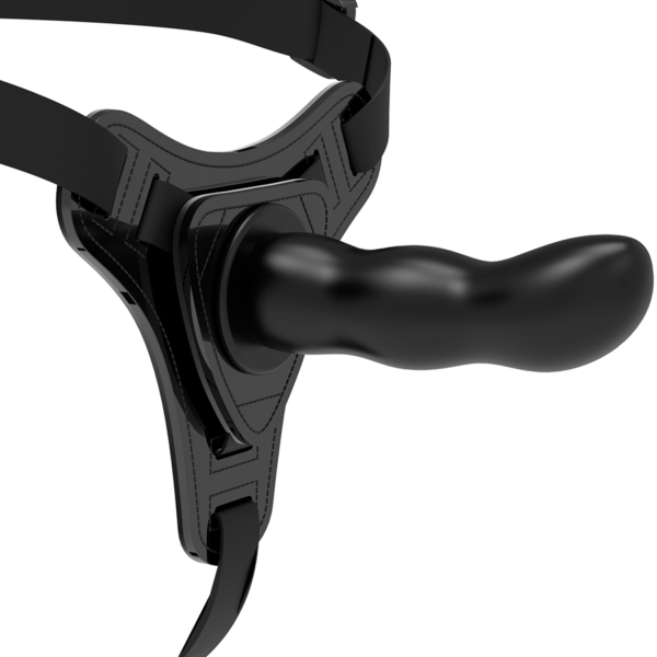 Imagen del artículo erótico FETISH SUBMISSIVE HARNESS - SILICONA NEGRO G-SPOT 16 CM de FETISH SUBMISSIVE HARNESS en la sección JUGUETES BIENESTAR |Arneses|Arneses sin Vibración de Millenial Sexshop.