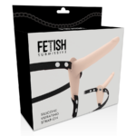 FETISH SUBMISSIVE HARNESS - VIBRADOR SILICONA FLESH 15 CM - Imagen 4