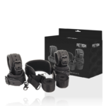 Imagen del artículo erótico FETISH SUBMISSIVE - POSICIÓN MASTER CON 4 ESPOSAS CON FORRO DE NEOPRENO de FETISH SUBMISSIVE BONDAGE en la sección BDSM & BONDAGE |Bondage|Esposas de fijación de Millenial Sexshop.