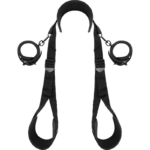 FETISH SUBMISSIVE - POSICIÓN PIERNAS ABIERTAS CON ESPOSAS CON FORRO DE NEOPRENO - Imagen 2