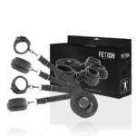 Imagen del artículo erótico FETISH SUBMISSIVE - SET DE ESPOSAS Y ATADURAS CON FORRO DE NEOPRENO de FETISH SUBMISSIVE BONDAGE en la sección BDSM & BONDAGE |Bondage|Esposas de fijación de Millenial Sexshop.
