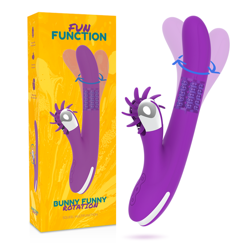 FUN FUNCTION - BUNNY FUNNY ROTATION 2.0-MillenialSexshop-FUN FUNCTION Imagen del artículo erótico FUN FUNCTION - BUNNY FUNNY ROTATION 2.0 de FUN FUNCTION en la sección JUGUETES BIENESTAR |Vibradores|Rotadores y vibradores de Millenial Sexshop.