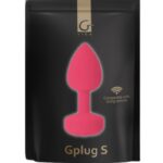 G-VIBE - FUNTOYS GPLUG ANAL VIBRADOR RECARGABLE PEQUEÑO ROSA NEON 3CM - Imagen 5