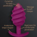 G-VIBE - GPLUG TWIST 2 PLUG ANAL MORADO - Imagen 2