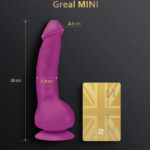 G-VIBE - GREAL MINI DILDO VIBRADOR SILICIONA FUCSIA - Imagen 2