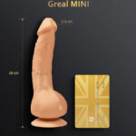G-VIBE - GREAL MINI DILDO VIBRADOR SILICIONA NATURAL - Imagen 2