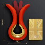 G-VIBE - GVIBE MAXI VIBRADOR CON DOS PUNTAS FLEXIBLES CORAL - Imagen 2