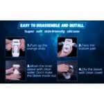 GAME CUP - MASTURBADOR MASCULINO CON VIBRACIÓN Y FUNCIÓN CALOR CON SOPORTE PARA MÓVILES - NEGRO - Imagen 9