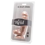 GET REAL - DILDO 12 CM CON TESTÍCULOS NATURAL - Imagen 2