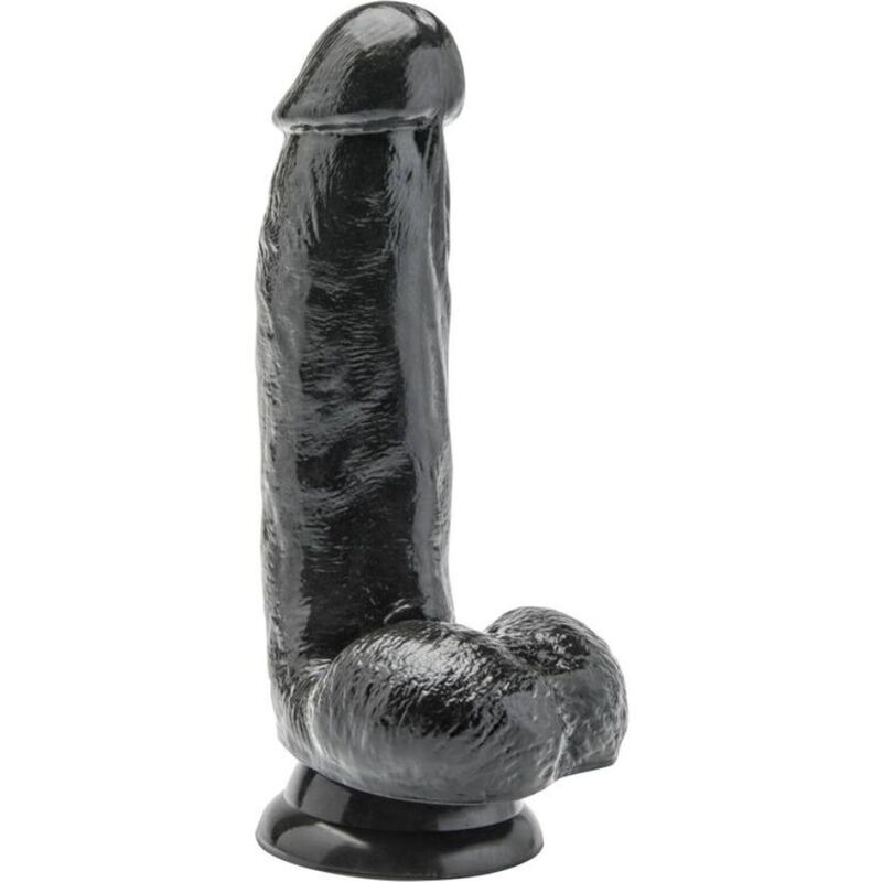 Imagen del artículo erótico GET REAL - DILDO 12 CM CON TESTÍCULOS NEGRO de GET REAL en la sección JUGUETES BIENESTAR |Dildos sin Vibración|Penes realisticos de Millenial Sexshop.
