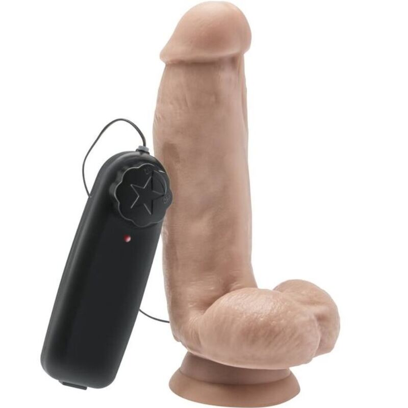 Imagen del artículo erótico GET REAL - DILDO 12 CM CON TESTÍCULOS VIBRADOR NATURAL de GET REAL en la sección JUGUETES BIENESTAR |Vibradores|Vibradores control remoto de Millenial Sexshop.