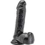 Imagen del artículo erótico GET REAL - DILDO 18 CM CON TESTÍCULOS NEGRO de GET REAL en la sección JUGUETES BIENESTAR |Dildos sin Vibración|Penes realisticos de Millenial Sexshop.