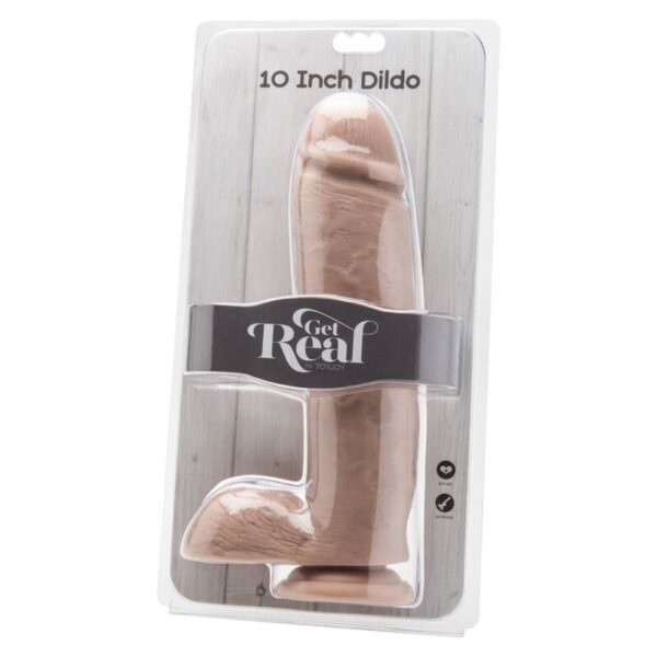 5 CM CON TESTÍCULOS NATURAL de GET REAL en la sección JUGUETES BIENESTAR |Dildos sin Vibración|Penes realisticos de Millenial Sexshop.