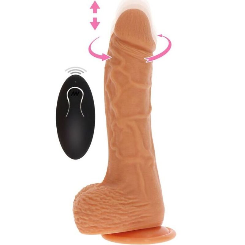 GET REAL - DILDO VIBRADOR ROTADOR UP&DOWN NATURAL-MillenialSexshop-GET REAL Imagen del artículo erótico GET REAL - DILDO VIBRADOR ROTADOR UP&DOWN NATURAL de GET REAL en la sección JUGUETES BIENESTAR |Vibradores|Rotadores y vibradores de Millenial Sexshop.