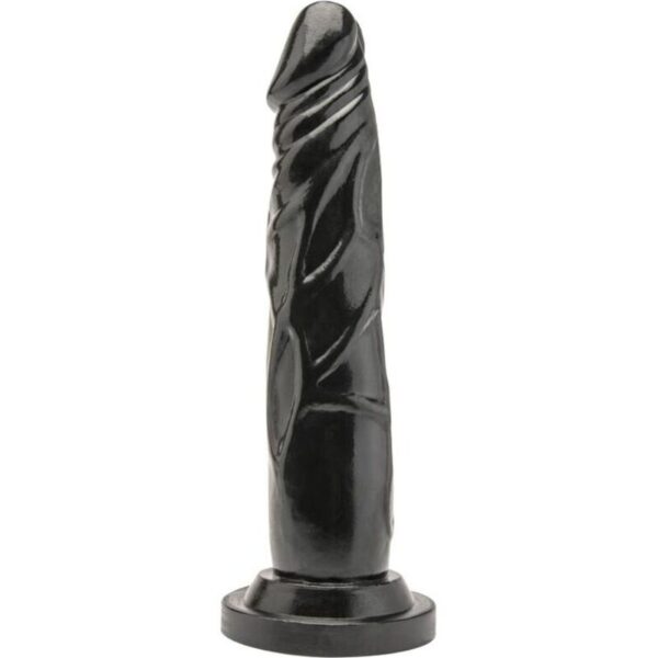 Imagen del artículo erótico GET REAL - DONG 18 CM NEGRO de GET REAL en la sección JUGUETES BIENESTAR |Dildos sin Vibración|Penes realisticos de Millenial Sexshop.