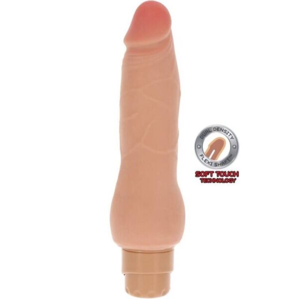 Imagen del artículo erótico GET REAL - DUAL DENSITY SMOOTH VIBRADOR NATURAL de GET REAL en la sección JUGUETES BIENESTAR |Vibradores|Vibradores Realisticos de Millenial Sexshop.
