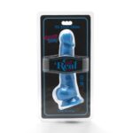 GET REAL - HAPPY DICKS 19 CM CON TESTÍCULOS AZUL - Imagen 2