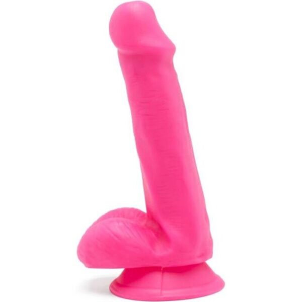 Imagen del artículo erótico GET REAL - HAPPY DICKS DILDO 12 CM CON TESTÍCULOS ROSA de GET REAL en la sección JUGUETES BIENESTAR |Dildos sin Vibración|Penes realisticos de Millenial Sexshop.