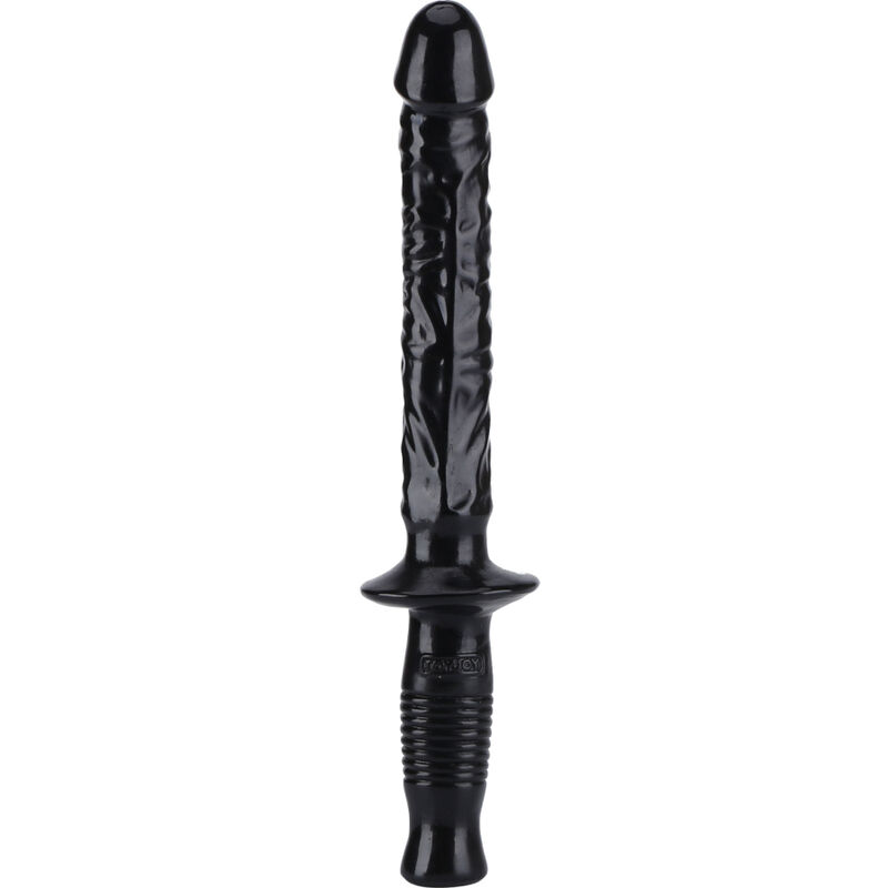 GET REAL - THE MANHANDLER 37 CM NEGRO-MillenialSexshop-GET REAL Imagen del artículo erótico GET REAL - THE MANHANDLER 37 CM NEGRO de GET REAL en la sección JUGUETES BIENESTAR |Dildos sin Vibración|Penes realisticos de Millenial Sexshop.