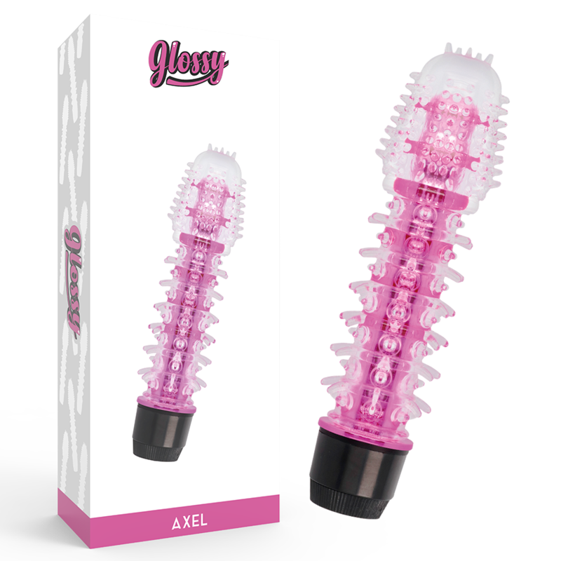 GLOSSY - AXEL VIBRADOR ROSA-MillenialSexshop-GLOSSY Imagen del artículo erótico GLOSSY - AXEL VIBRADOR ROSA de GLOSSY en la sección JUGUETES BIENESTAR |Vibradores|Vibradores Clasicos anales o vaginales de Millenial Sexshop.