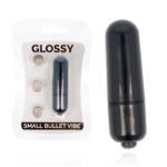 Imagen del artículo erótico GLOSSY - SMALL BALA VIBRADORA NEGRO de GLOSSY en la sección JUGUETES BIENESTAR |Vibradores|Mini vibradores de Millenial Sexshop.