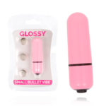 Imagen del artículo erótico GLOSSY - SMALL BALA VIBRADORA ROSA de GLOSSY en la sección JUGUETES BIENESTAR |Vibradores|Mini vibradores de Millenial Sexshop.
