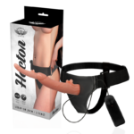 Imagen del artículo erótico HARNESS ATTRACTION - ARNÉS  VIBRADOR HECTOR 20 CM -O- 3.5 CM de HARNESS ATTRACTION en la sección JUGUETES BIENESTAR |Arneses|Arneses con Vibración de Millenial Sexshop.