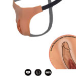 HIDDEN DESIRE - ALTER EGO TANGA VAGINA ABIERTA AJUSTABLE NATURAL - Imagen 6