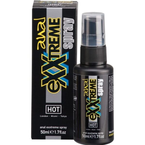 Imagen del artículo erótico HOT - EXXTREME SPRAY ANAL 50ML de HOT en la sección DROGUERÍA |Lubricantes|Anal - Sprays o cremas relajantes de Millenial Sexshop.