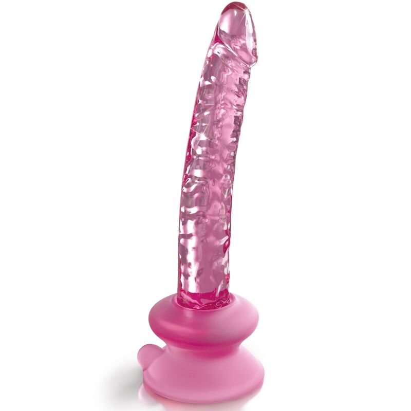 Imagen del artículo erótico ICICLES - N. 86 DILDO VIDRIO CON VENTOSA de ICICLES en la sección JUGUETES BIENESTAR |Dildos sin Vibración de Millenial Sexshop.