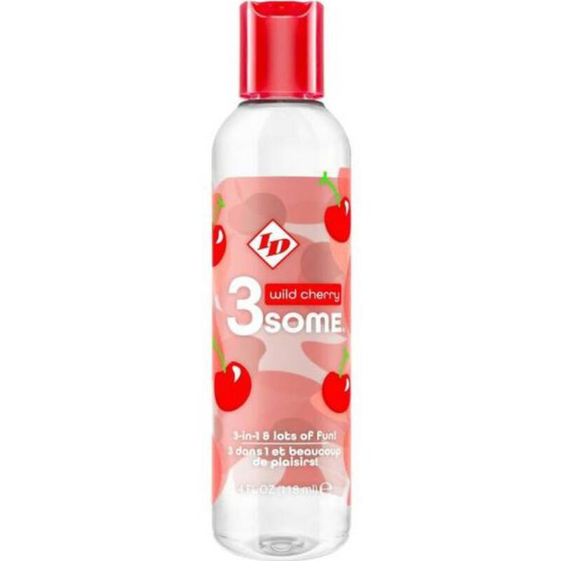 Imagen del artículo erótico ID 3SOME - 4 FL OZ CEREZA de ID 3SOME en la sección DROGUERÍA |Lubricantes|Con deliciosos Sabores de Millenial Sexshop.