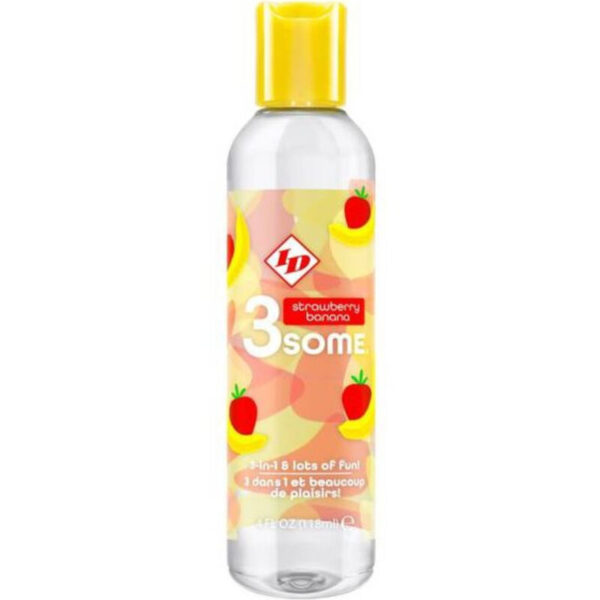 Imagen del artículo erótico ID 3SOME - 4 FL OZ FRESA PLÁTANO de ID 3SOME en la sección DROGUERÍA |Lubricantes|Con deliciosos Sabores de Millenial Sexshop.