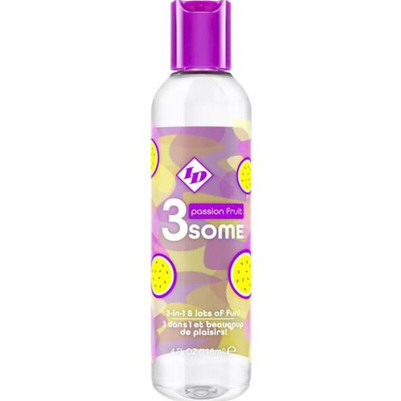 Imagen del artículo erótico ID 3SOME - 4 FL OZ FRUTA DE LA PASIÓN de ID 3SOME en la sección DROGUERÍA |Lubricantes|Con deliciosos Sabores de Millenial Sexshop.