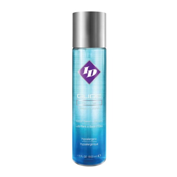 Imagen del artículo erótico ID GLIDE - LUBRICANTE BASE AGUA 500 ML de ID GLIDE en la sección DROGUERÍA |Lubricantes|Base Agua de Millenial Sexshop.
