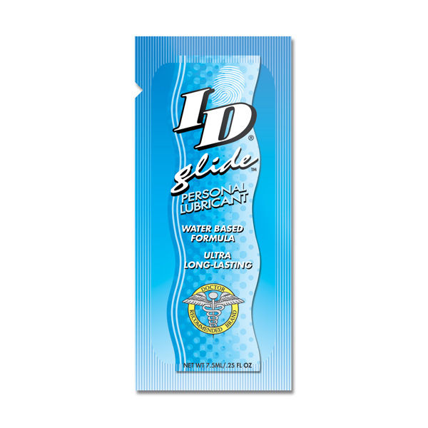 Imagen del artículo erótico ID GLIDE - LUBRICANTE BASE AGUA MONODOSIS 7.5ML de ID GLIDE en la sección DROGUERÍA |Lubricantes|Monodosis de Millenial Sexshop.