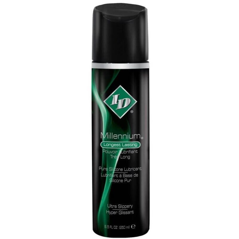 Imagen del artículo erótico ID MILLENIUM - LUBRICANTE BASE SILICONA LONG LASTING 250 ML de ID MILLENIUM en la sección DROGUERÍA |Lubricantes|Base Silicona de Millenial Sexshop.