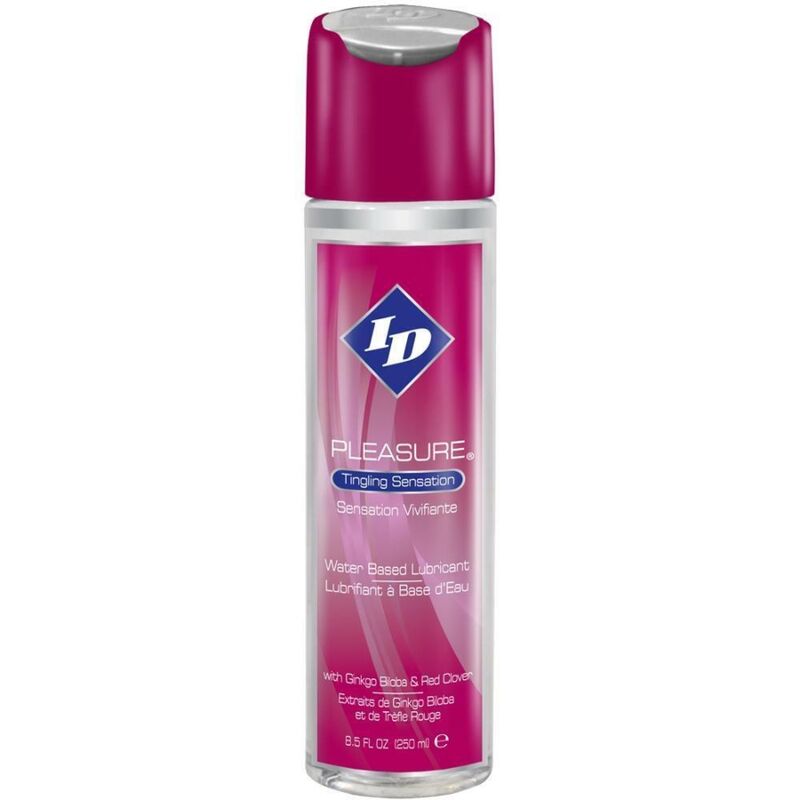 Imagen del artículo erótico ID PLEASURE - LUBRICANTE BASE AGUA TINGING SENSATION 250 ML de ID PLEASURE en la sección DROGUERÍA |Lubricantes|Base Agua de Millenial Sexshop.