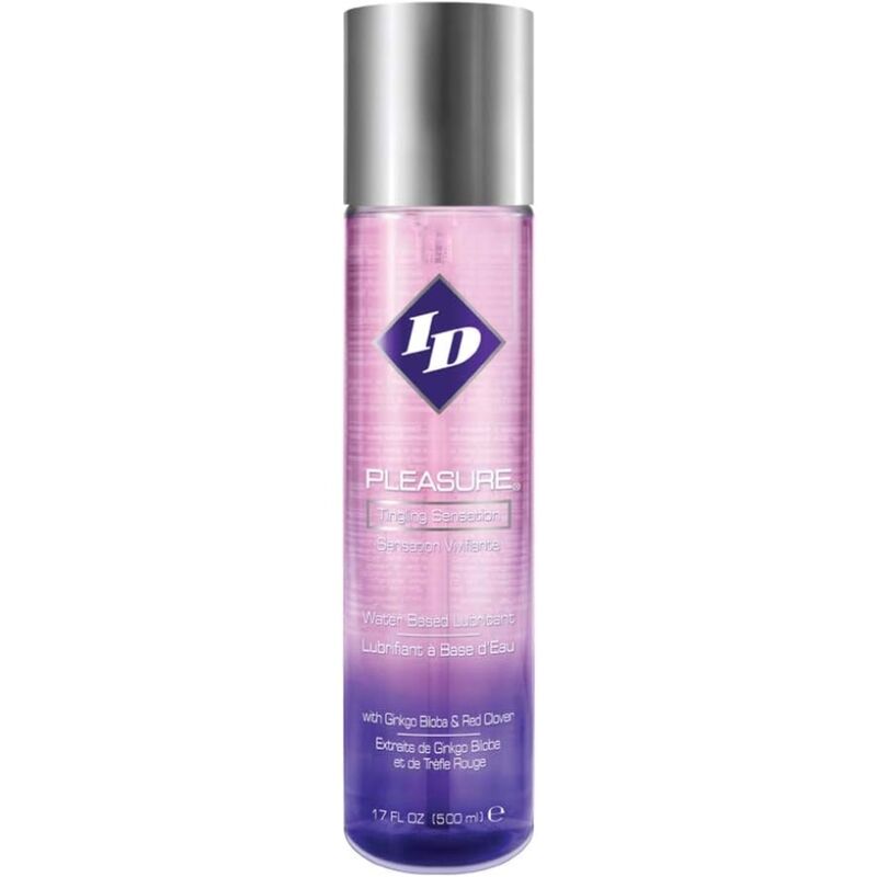 Imagen del artículo erótico ID PLEASURE - LUBRICANTE BASE AGUA TINGING SENSATION 500 ML de ID PLEASURE en la sección DROGUERÍA |Lubricantes|Base Agua de Millenial Sexshop.
