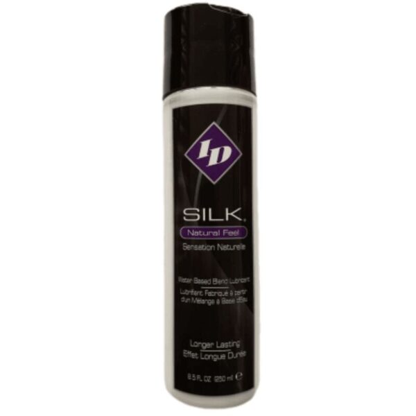 Imagen del artículo erótico ID SILK - LUBRICANTE BASE AGUA Y SILICONA NATURAL FEEL 250 ML de ID SILK en la sección DROGUERÍA |Lubricantes|Base Silicona + Agua de Millenial Sexshop.