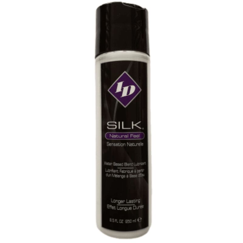 ID SILK - LUBRICANTE BASE AGUA Y SILICONA NATURAL FEEL 250 ML-MillenialSexshop-ID SILK Imagen del artículo erótico ID SILK - LUBRICANTE BASE AGUA Y SILICONA NATURAL FEEL 250 ML de ID SILK en la sección DROGUERÍA |Lubricantes|Base Silicona + Agua de Millenial Sexshop.