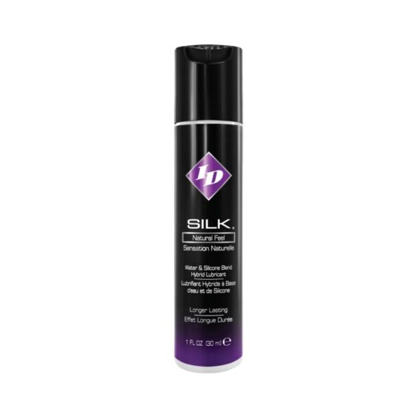 Imagen del artículo erótico ID SILK - NATURAL FEEL SILICONE/WATER 30ML de ID SILK en la sección DROGUERÍA |Lubricantes|Base Silicona de Millenial Sexshop.