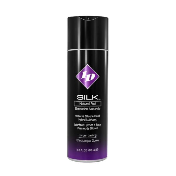 Imagen del artículo erótico ID SILK - NATURAL FEEL WATER/SILICONE 65 ML de ID SILK en la sección DROGUERÍA |Lubricantes|Base Silicona de Millenial Sexshop.