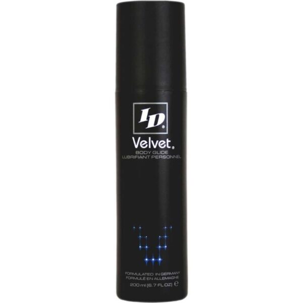 Imagen del artículo erótico ID VELVET - BODYGLIDE LUBRICANTE BASE SILICONA 200 ML de ID VELVET en la sección DROGUERÍA |Lubricantes|Base Silicona de Millenial Sexshop.