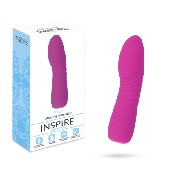 Imagen del artículo erótico INSPIRE ESSENTIAL - MYLA VIBRADOR LILA de INSPIRE en la sección JUGUETES BIENESTAR |Vibradores|Mini vibradores de Millenial Sexshop.