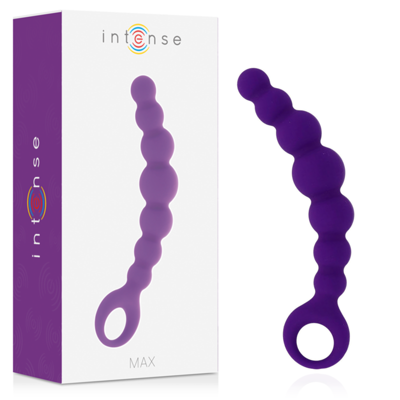 INTENSE - ANAL BEADS MAX LILA-MillenialSexshop-INTENSE ANAL TOYS Imagen del artículo erótico INTENSE - ANAL BEADS MAX LILA de INTENSE ANAL TOYS en la sección JUGUETES BIENESTAR |Juguetes para Mujeres|Bolas Chinas|Bolas Anales de Millenial Sexshop.