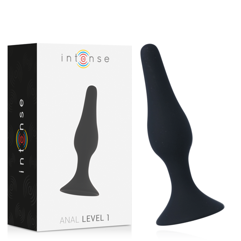 Imagen del artículo erótico INTENSE - ANAL LEVEL 1 10.5CM NEGRO de INTENSE ANAL TOYS en la sección JUGUETES BIENESTAR |Anal|Plugs Anales de Millenial Sexshop.