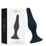 Imagen del artículo erótico INTENSE - ANAL LEVEL 3 12.5CM NEGRO de INTENSE ANAL TOYS en la sección JUGUETES BIENESTAR |Anal|Plugs Anales de Millenial Sexshop.