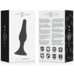 INTENSE - ANAL LEVEL 3 12.5CM NEGRO - Imagen 4