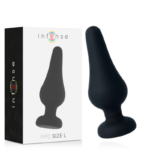 Imagen del artículo erótico INTENSE - ANAL PLUG PIPO L SILICONE NEGRO 13 CM de INTENSE ANAL TOYS en la sección JUGUETES BIENESTAR |Anal|Plugs Anales de Millenial Sexshop.